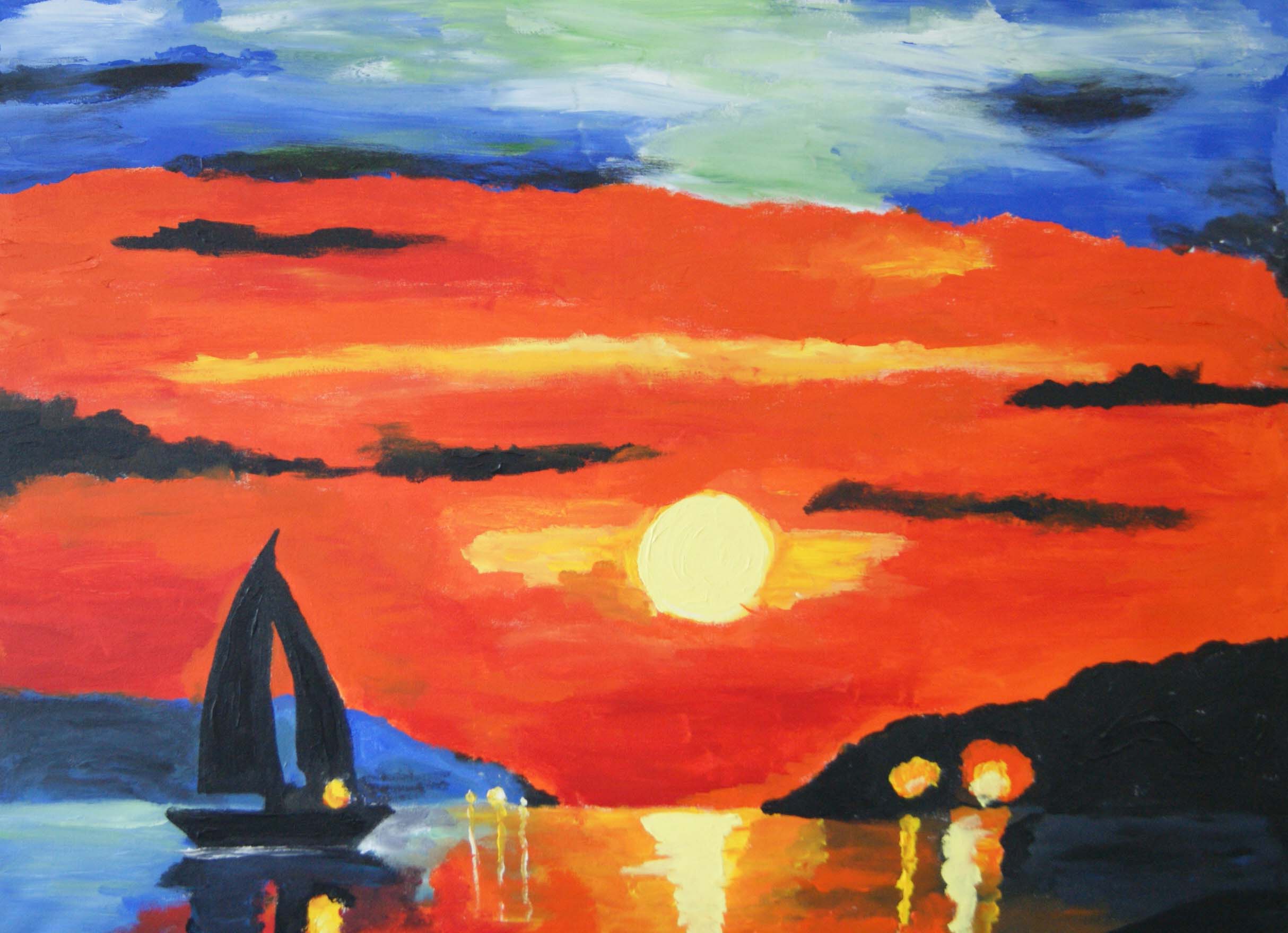 Sunset Boat Bromsgrove Prep 